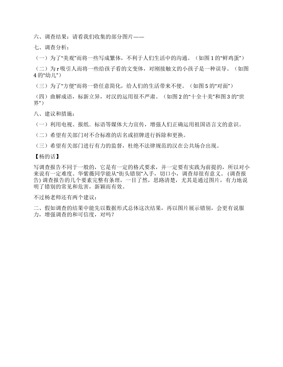 错别字的调查报告3篇_第3页