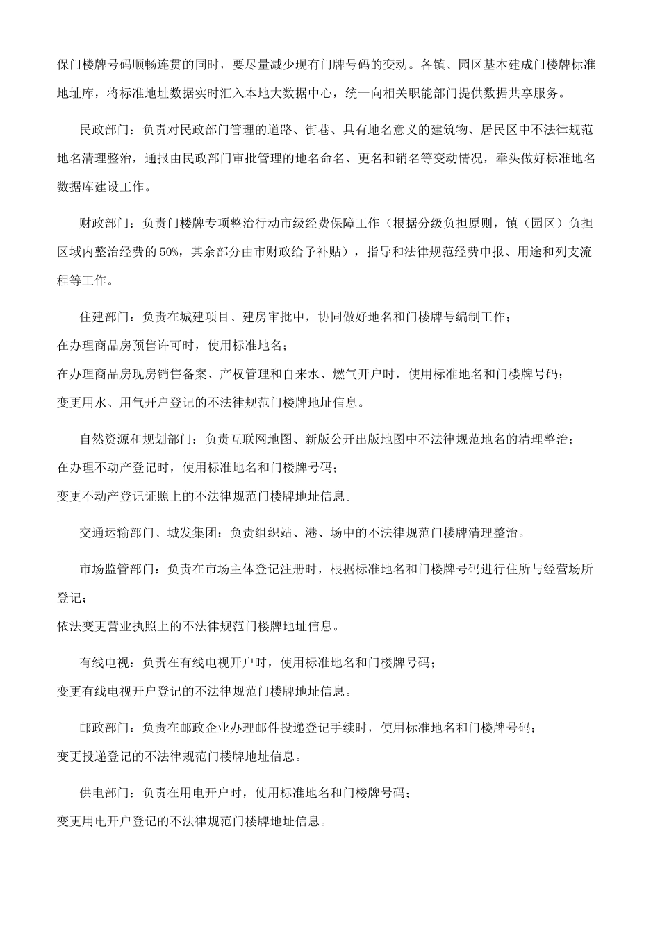 门楼牌清理整治专项行动实施方案_第2页