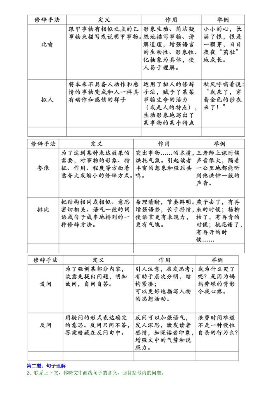 难忘点滴——记叙叙事型阅读(一)_第3页