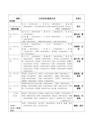 雷锋日活动排班