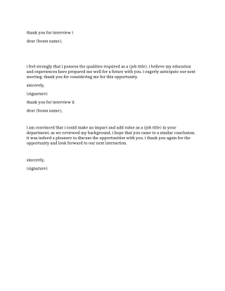 面试后英文感谢信