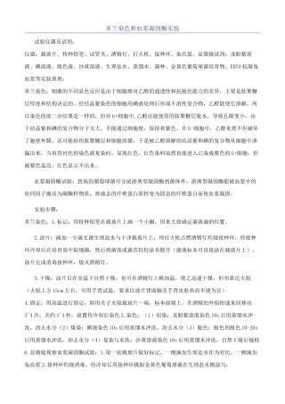 革兰染色和血浆凝固酶实验