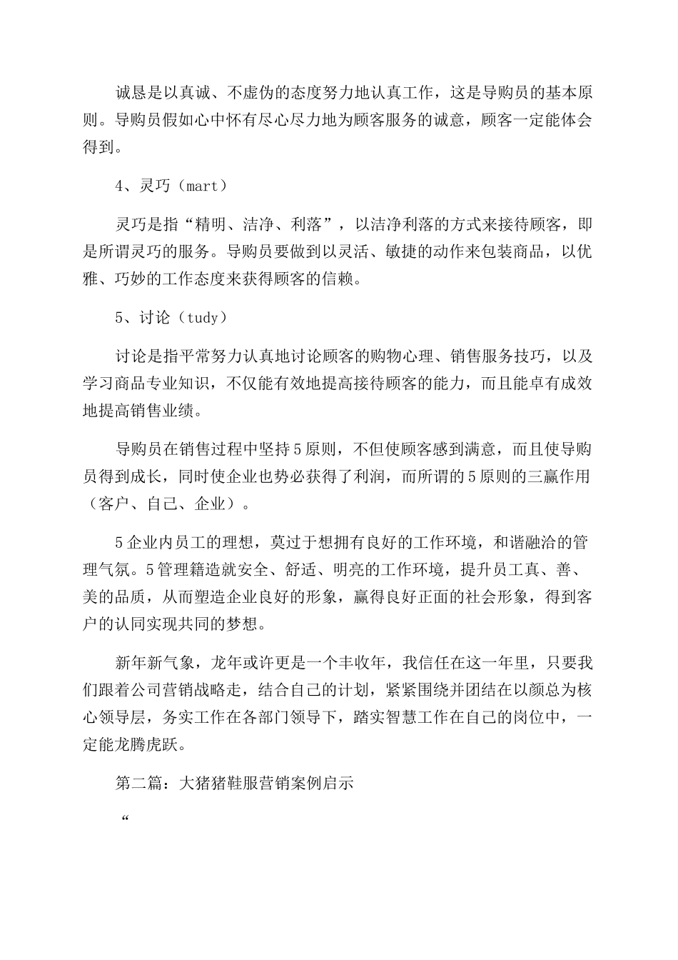 鞋服市场营销计划_第3页