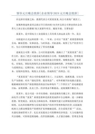 领导元旦晚会致辞.docx