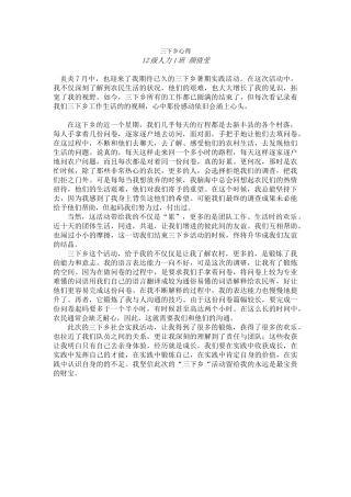 颜倩莹-三下乡总结