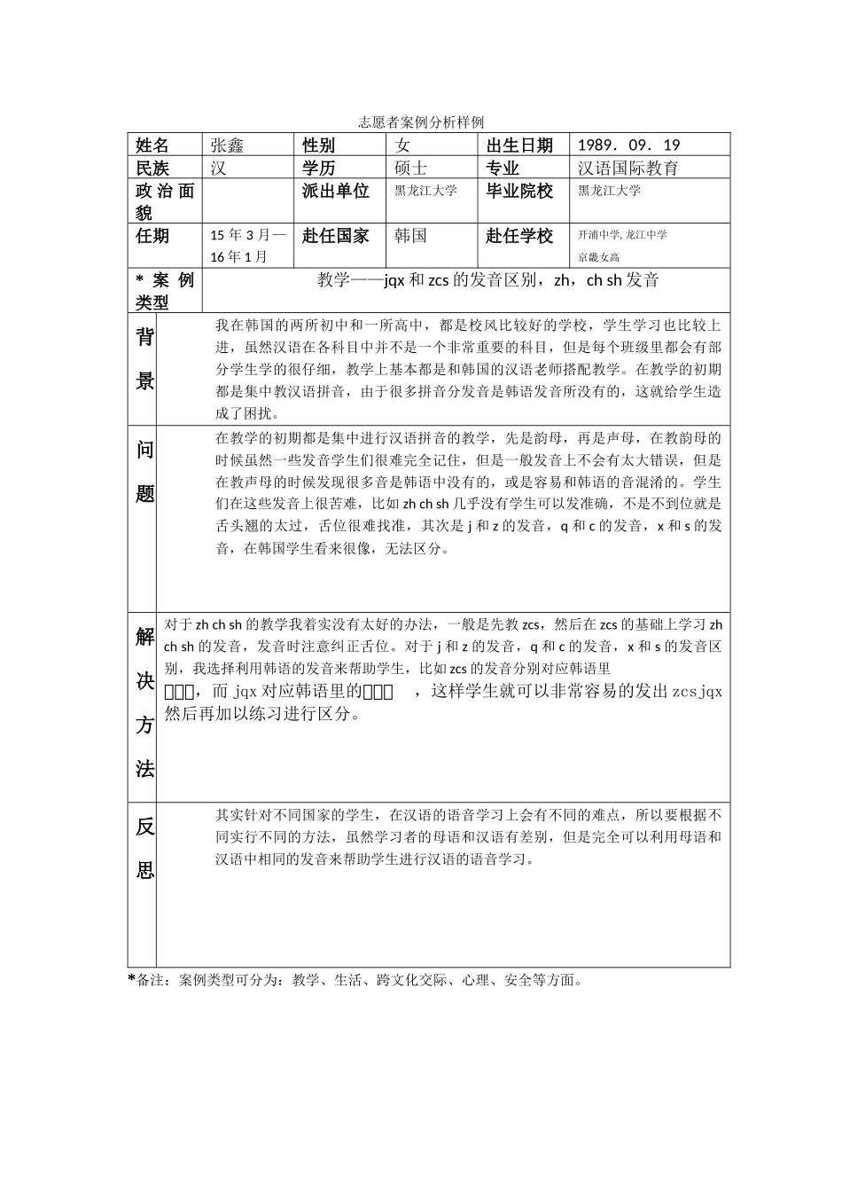 首尔-开浦中学-张鑫-案例分析_第1页