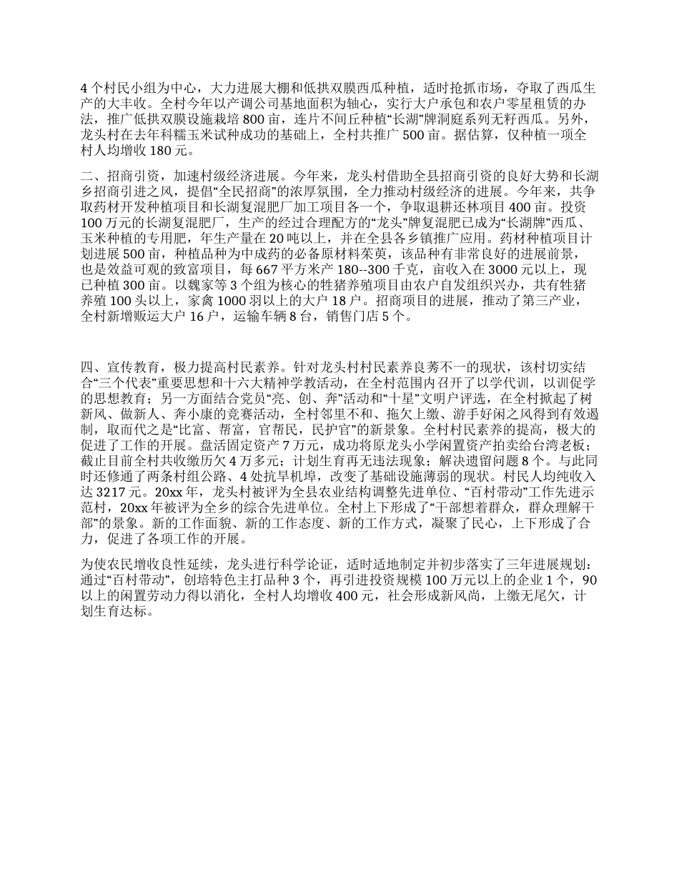 龙头村基层组织建设成效显著_第2页