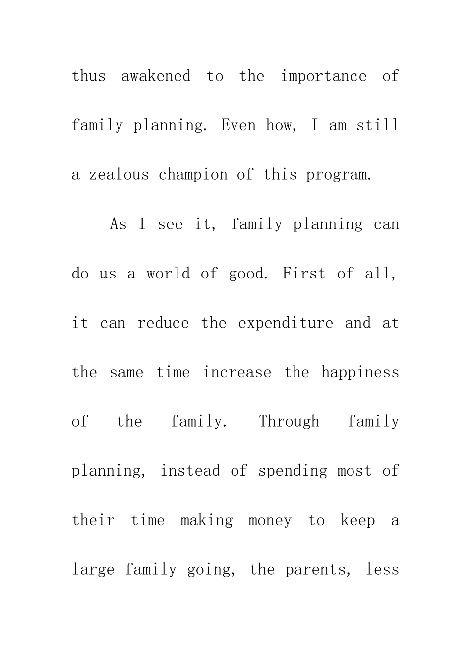 对计划生育的看法_第2页