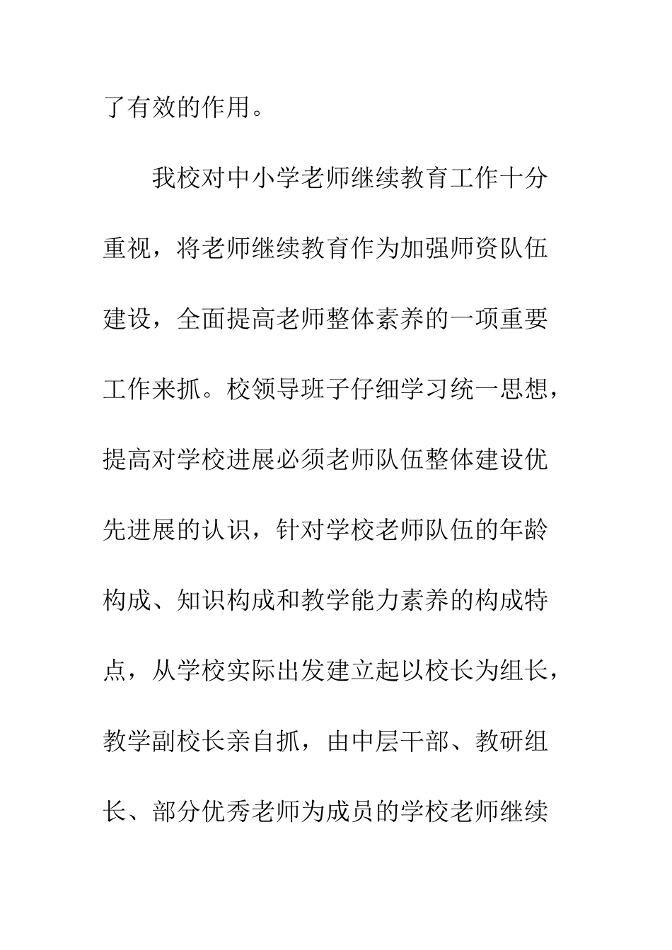 小学教师继续教育论文-初级中学教师继续教育的年度工作总结_第2页