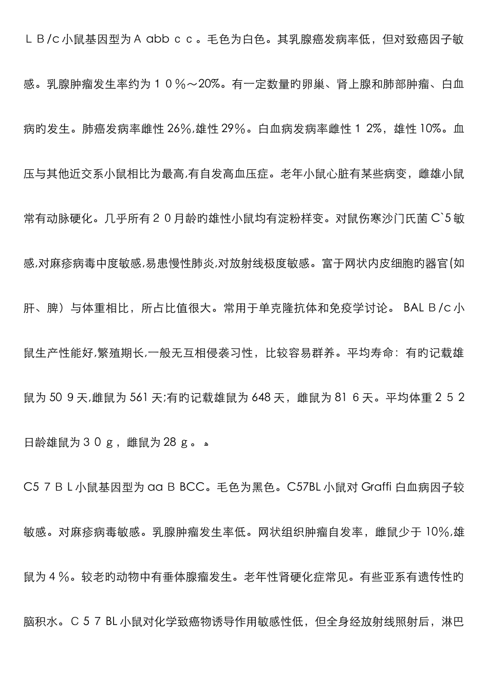 小鼠和大鼠的区别_第3页