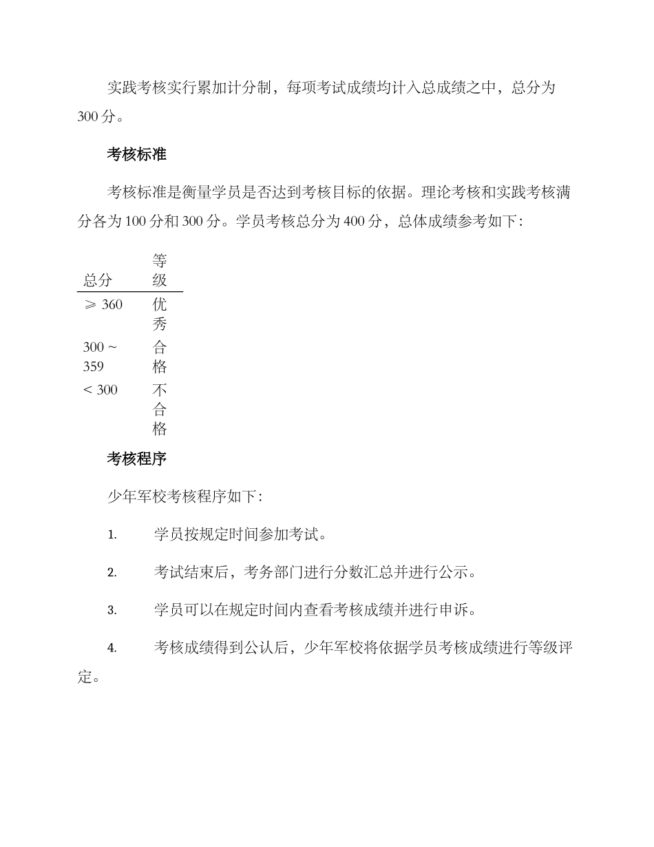 少年军校考核方案_第2页