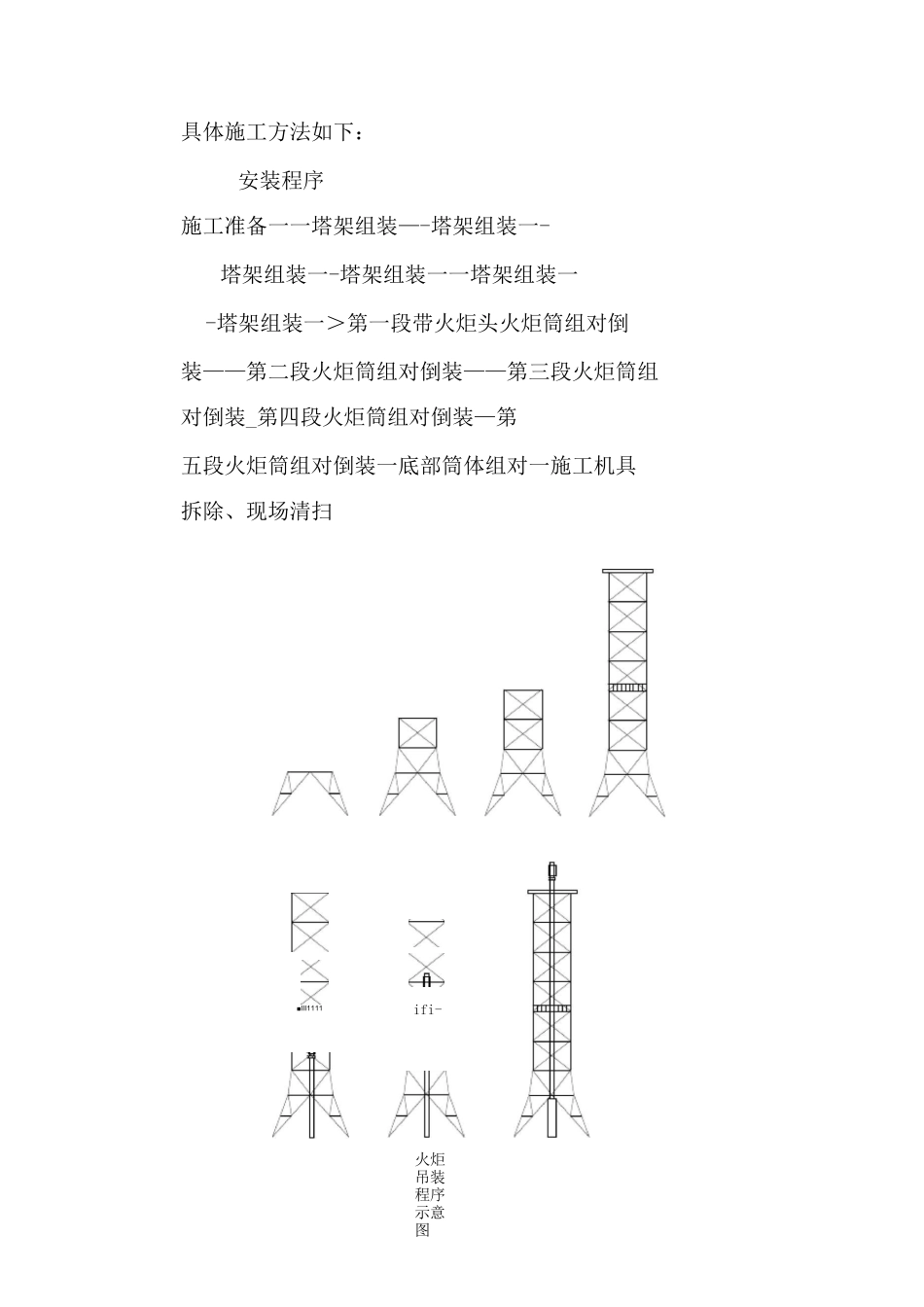 塔架及火炬安装方案_第2页