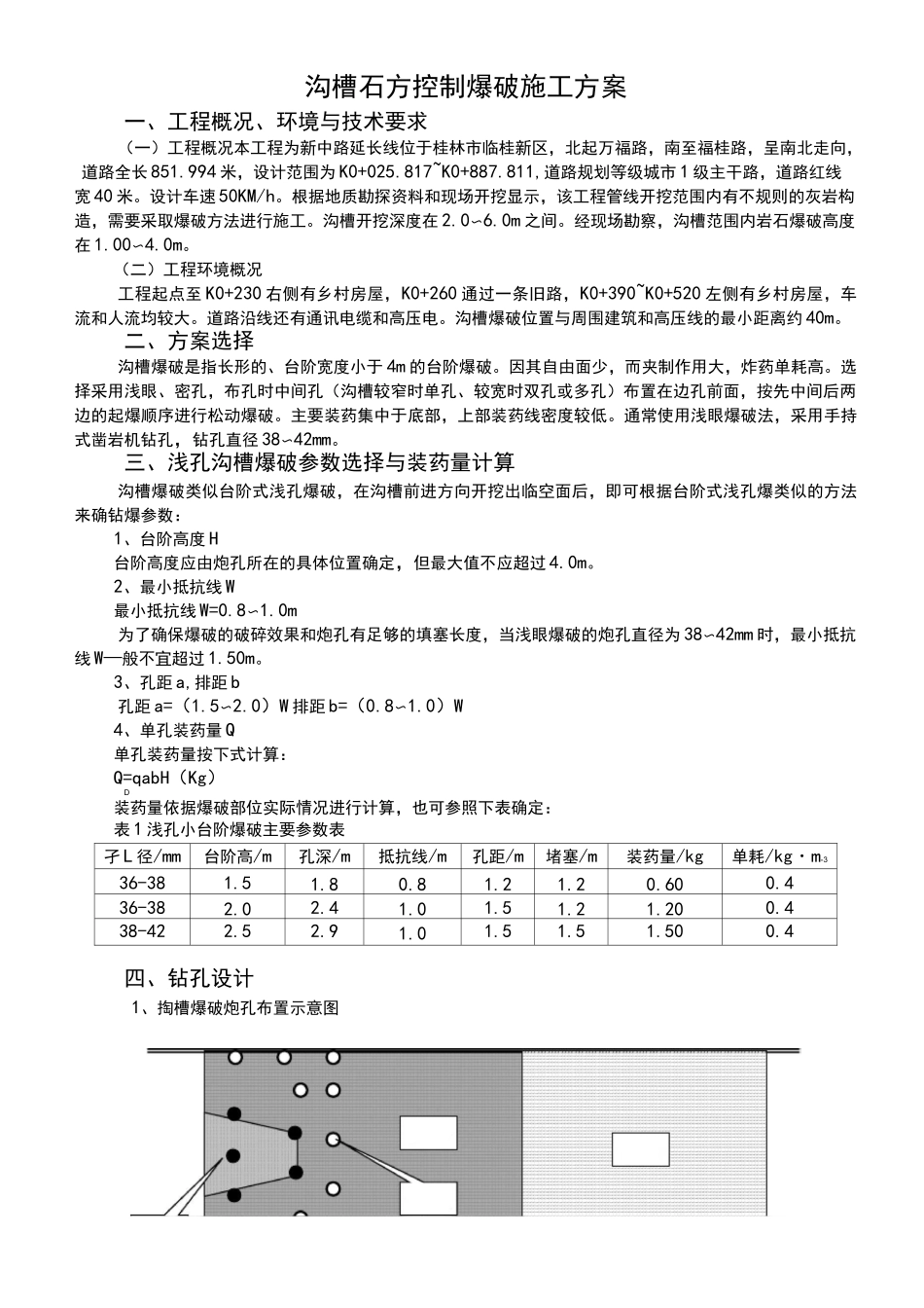 沟槽石方爆破方案_第3页