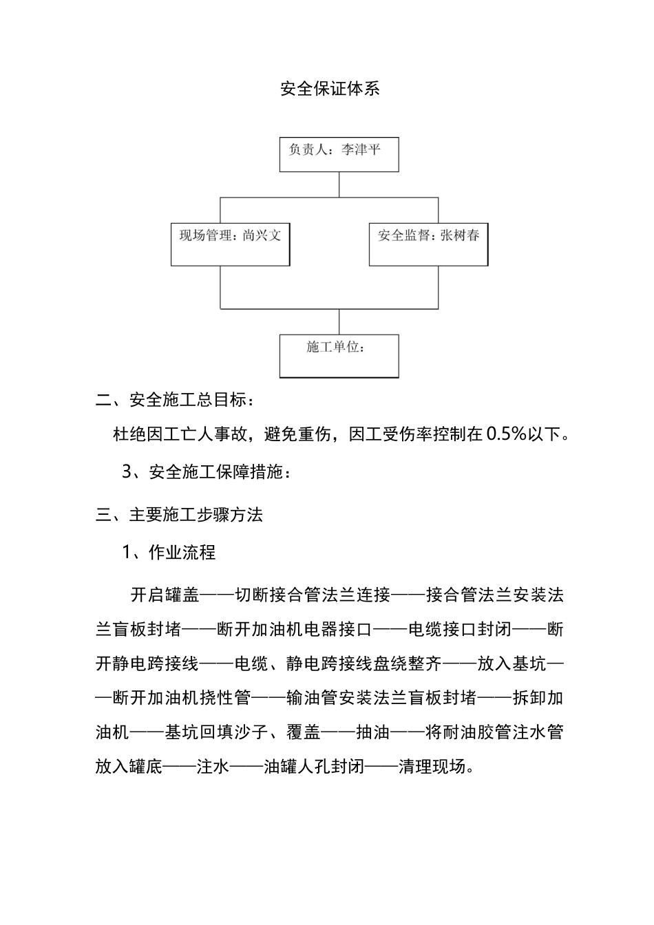 加油站形象改造施工停业安全方案_第2页