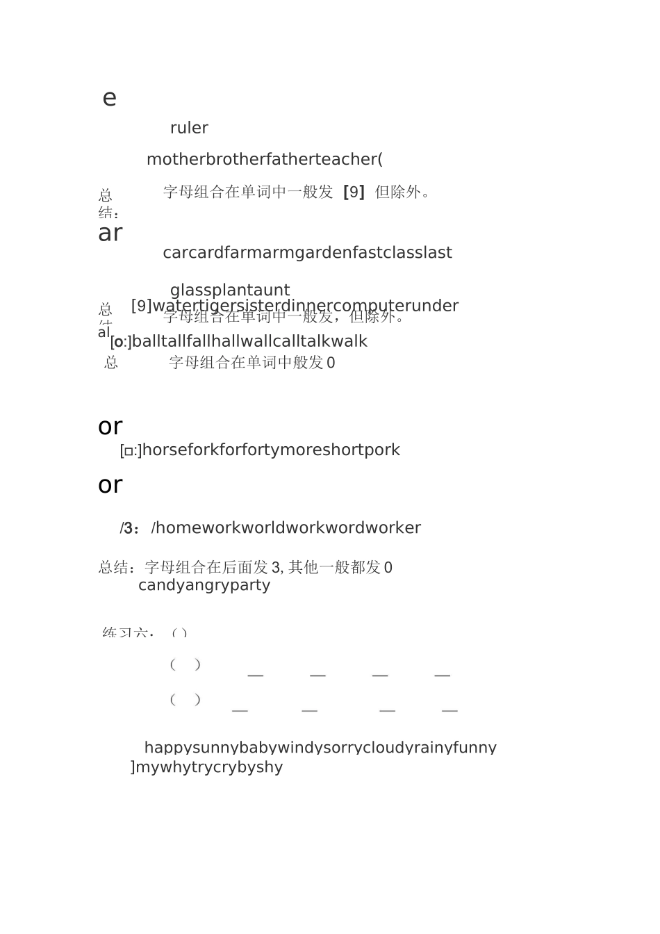 小学英语语音复习资料_第3页