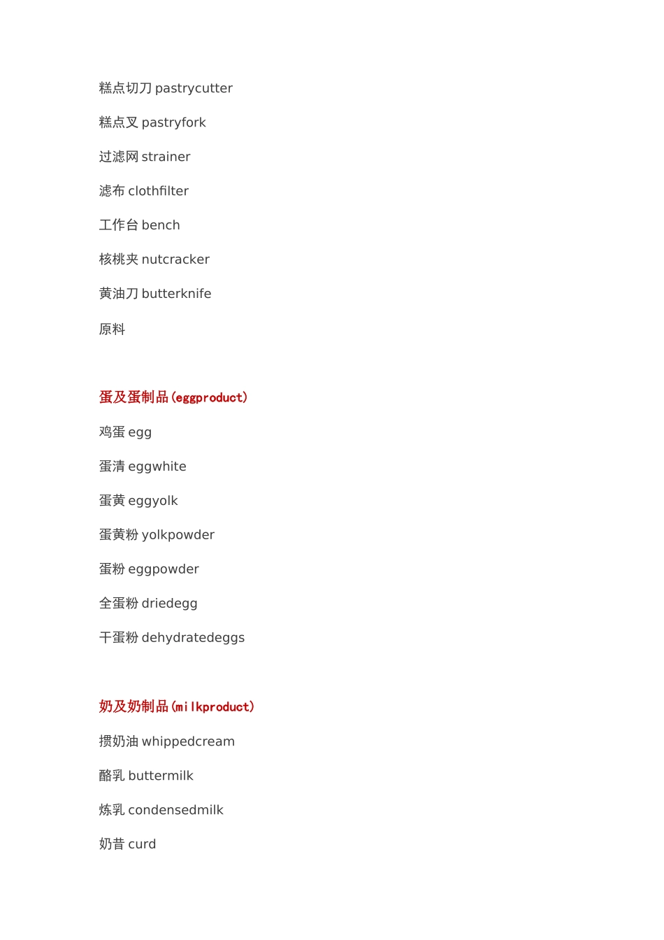 烘焙中常用的英语_第3页