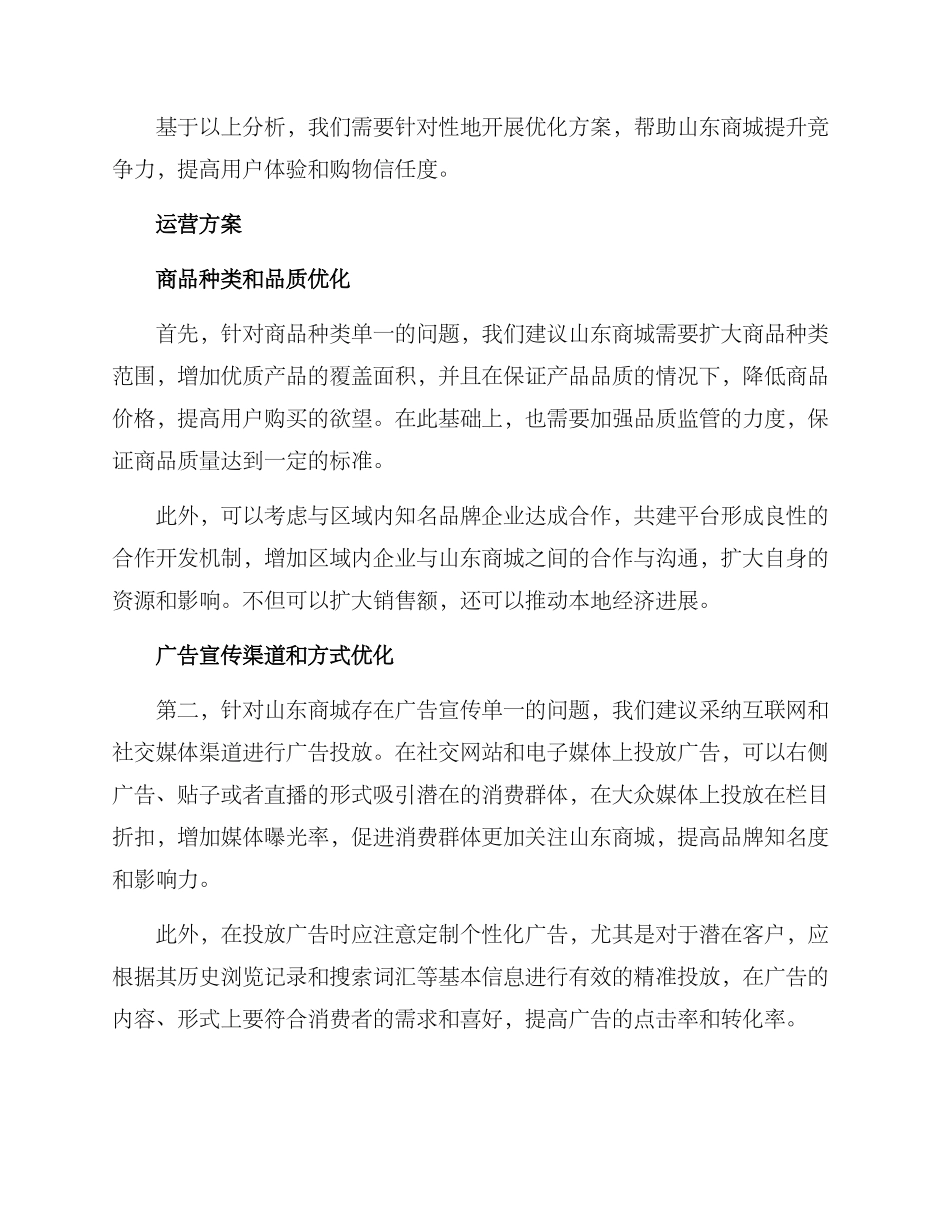 山东商城运营方案_第3页