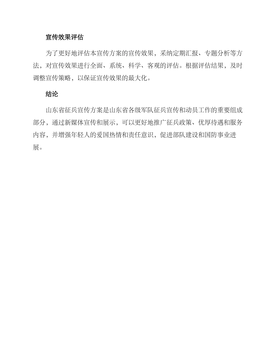 山东省征兵宣传方案_第3页