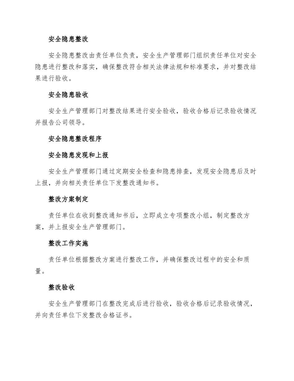 布村煤矿安全隐患整改落实制度_第2页