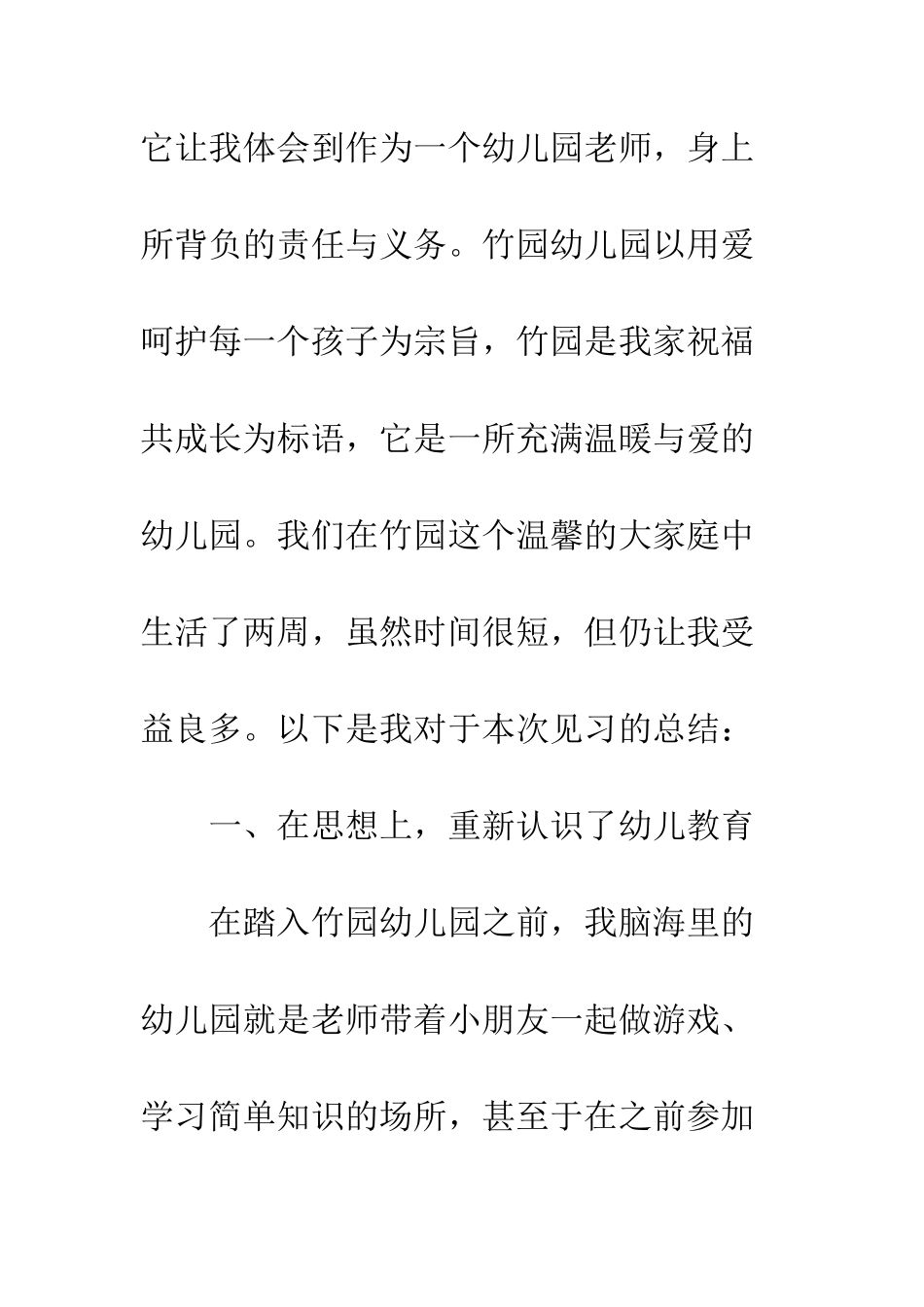 幼师教育实习工作总结--精编范文_第2页