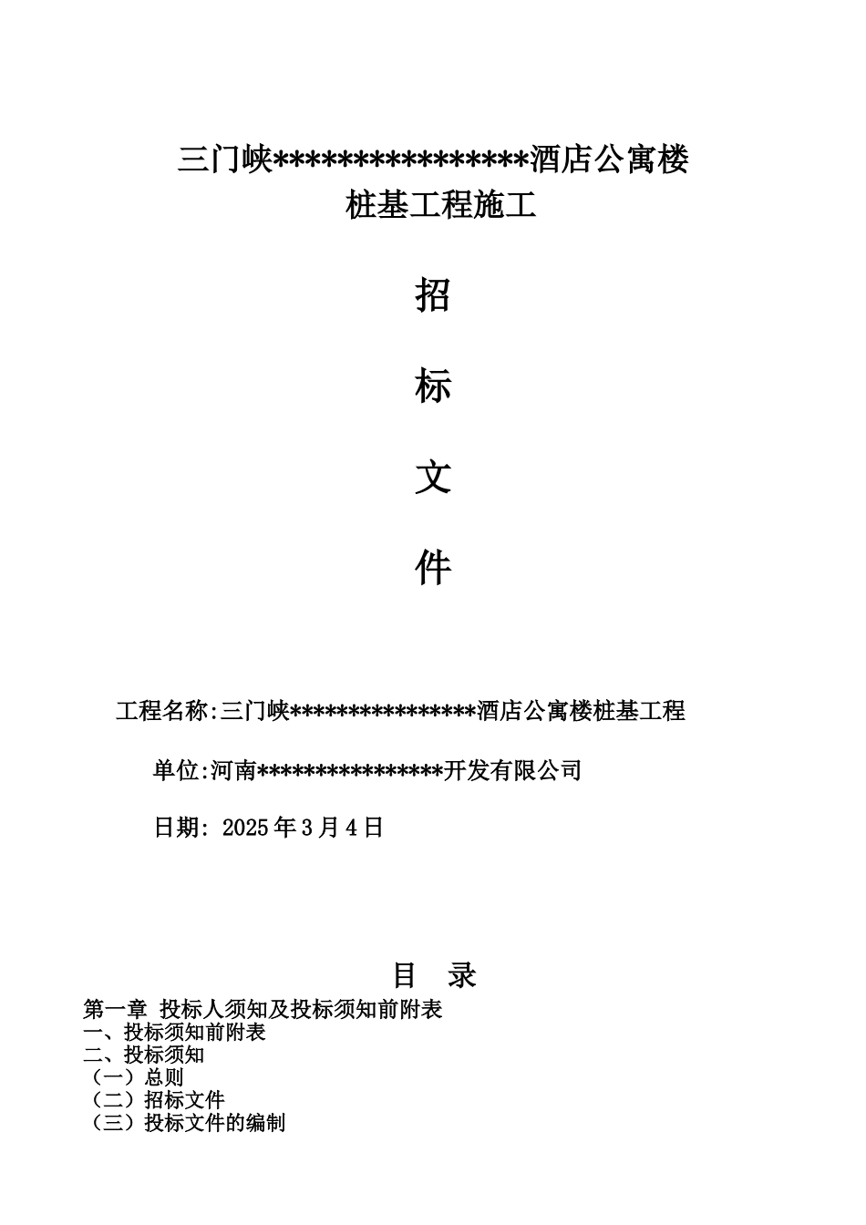 广场桩基工程招标文档样本_第2页