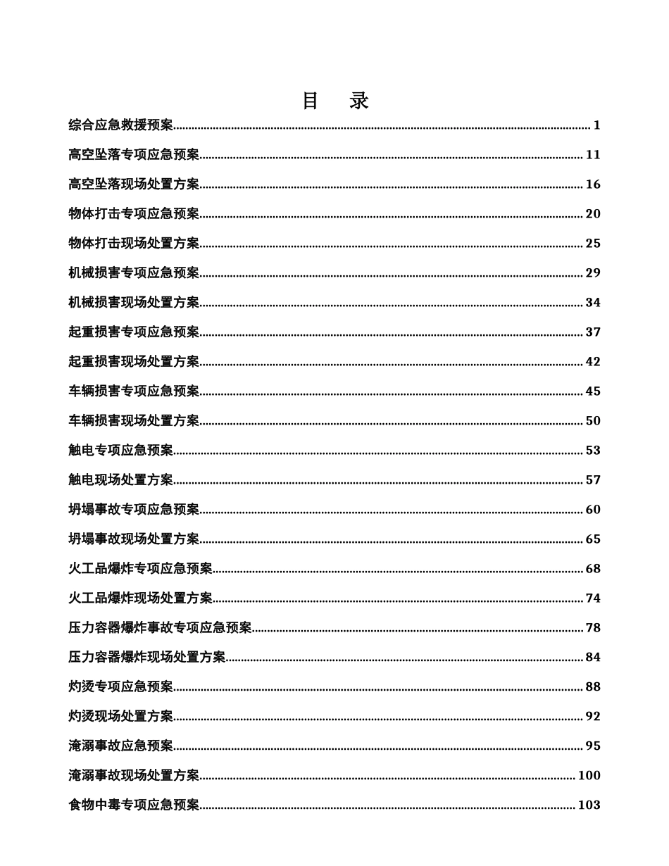 应急方案及现场处置方案样本_第2页