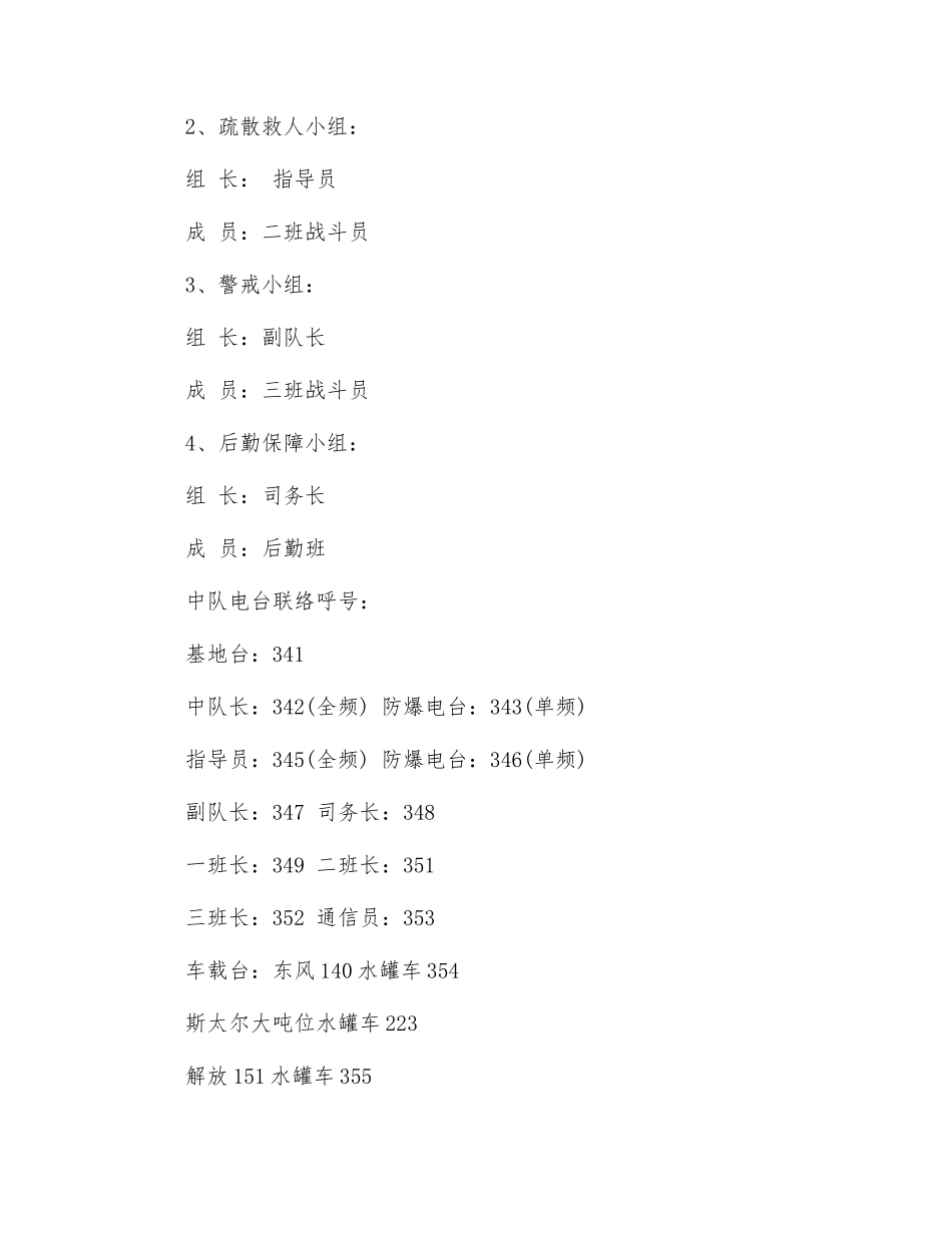 建筑物倒塌事故抢险救援预案_第2页