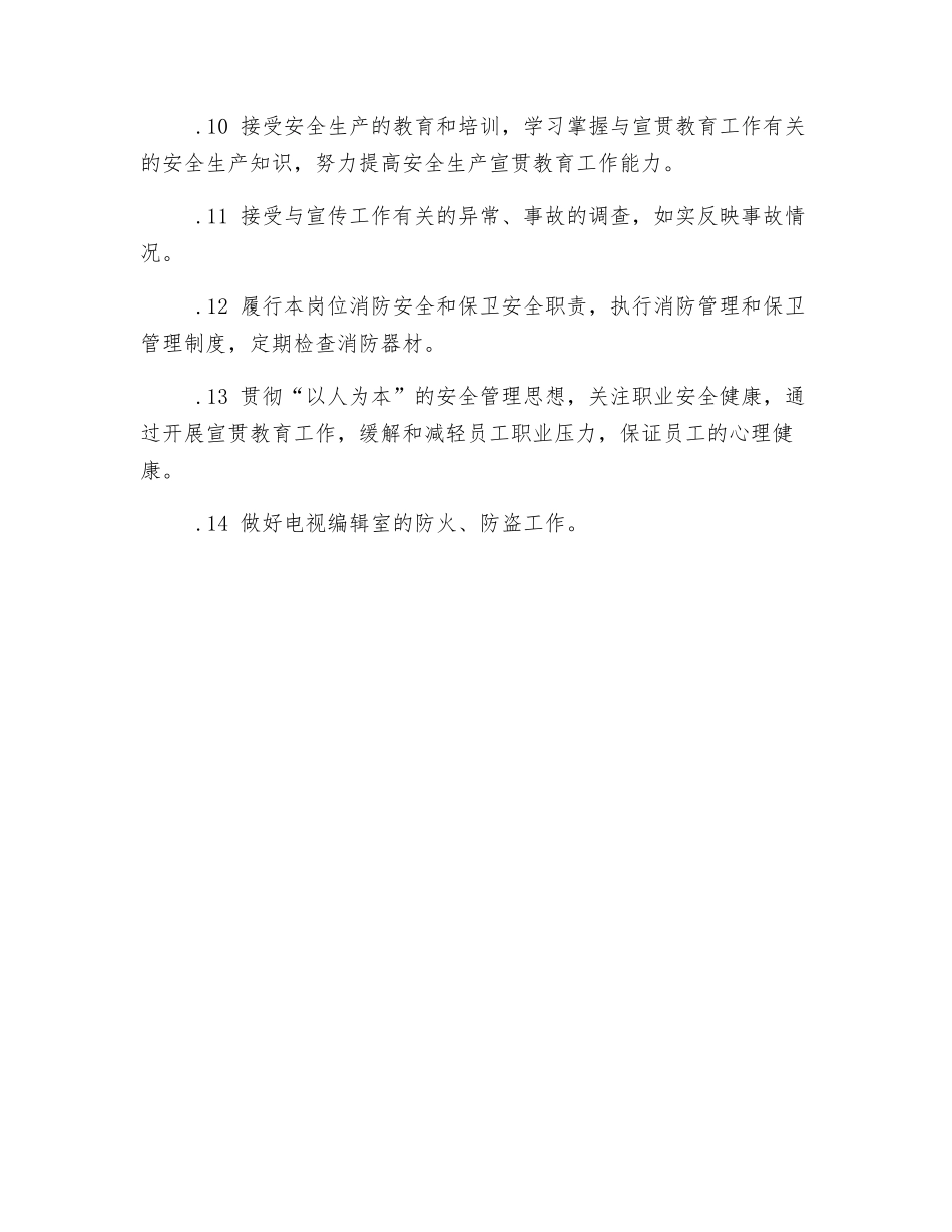 思政部电视宣传编辑安全职责_第2页