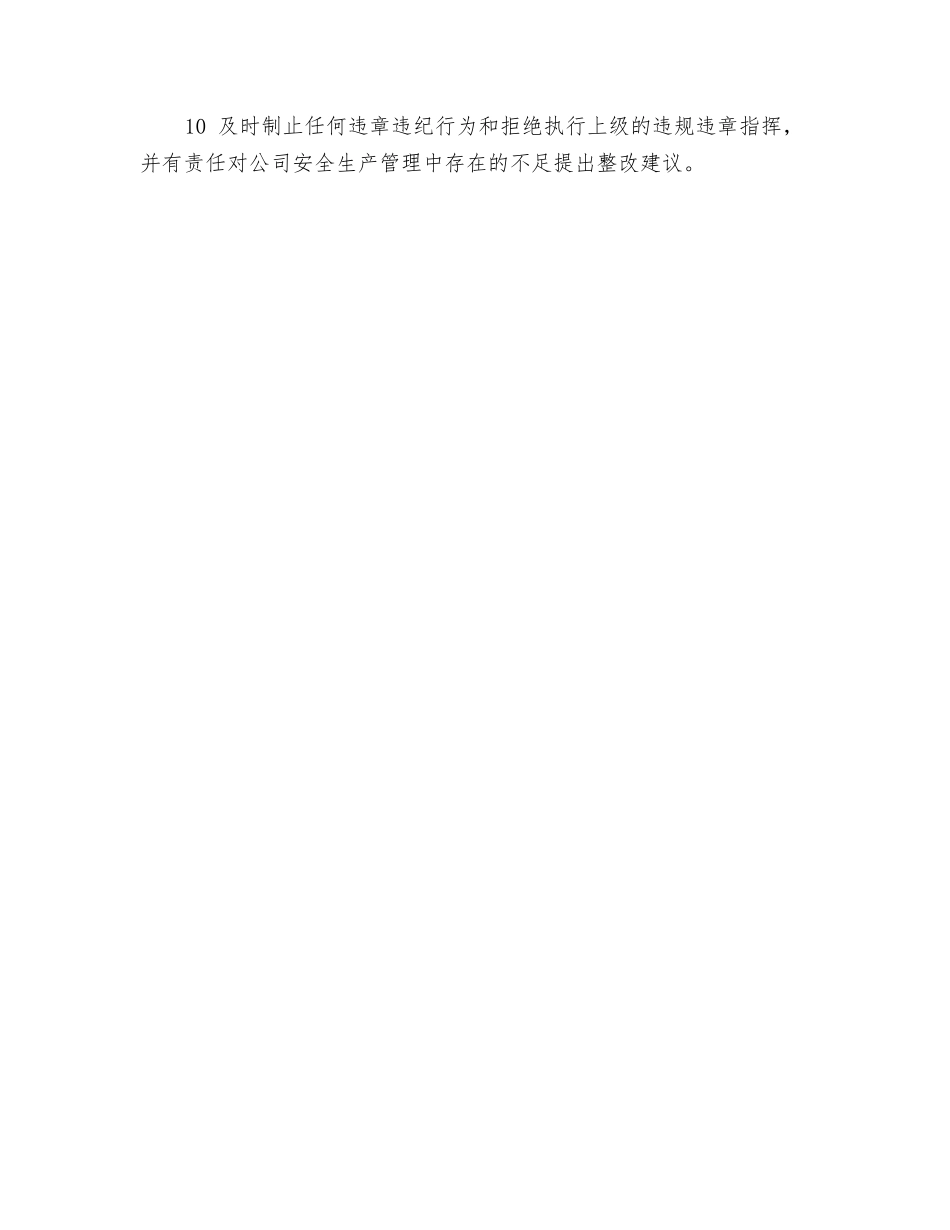 总经部综合管理安全职责_第2页