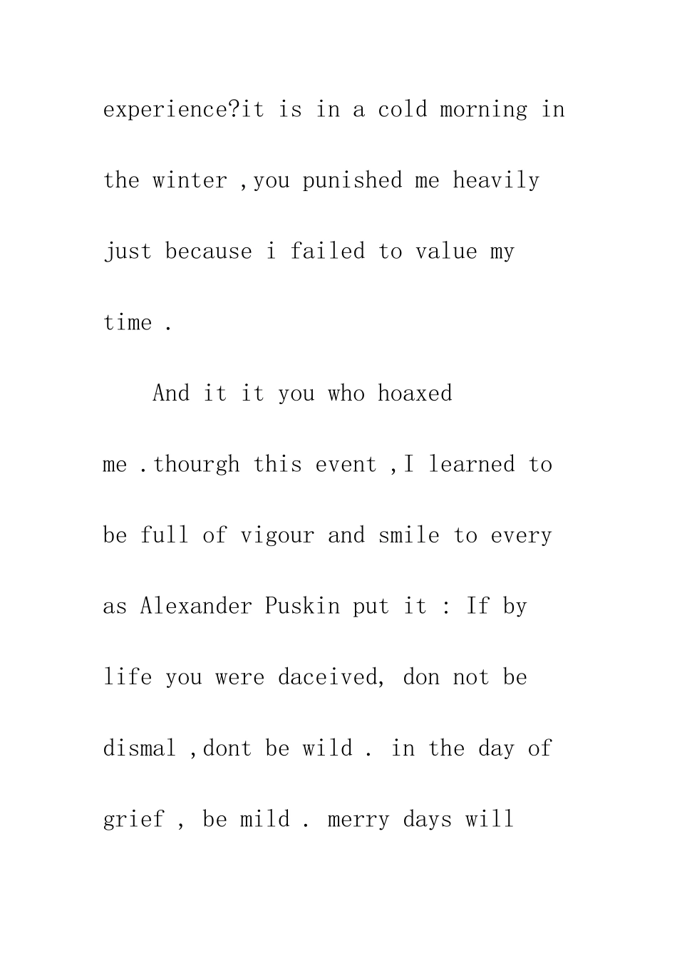 感谢生活的英文信--精编范文_第3页