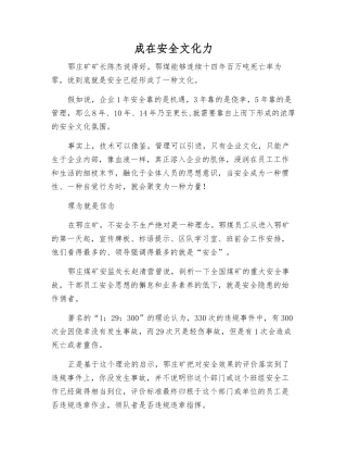 成在安全文化力