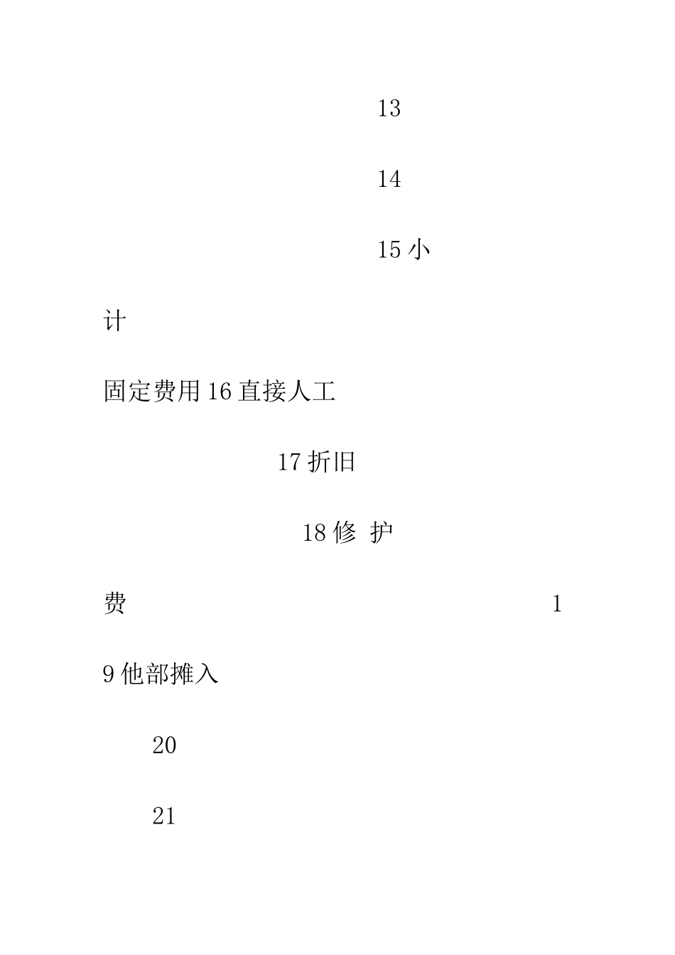 成本明细表--精编范文_第3页