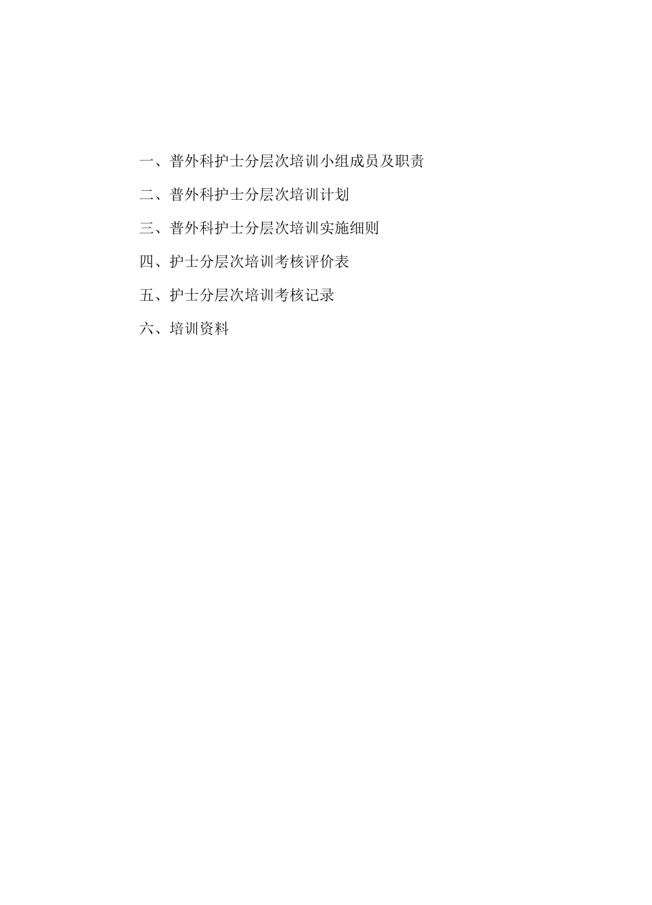 普外科护士分层次培训计划_第2页