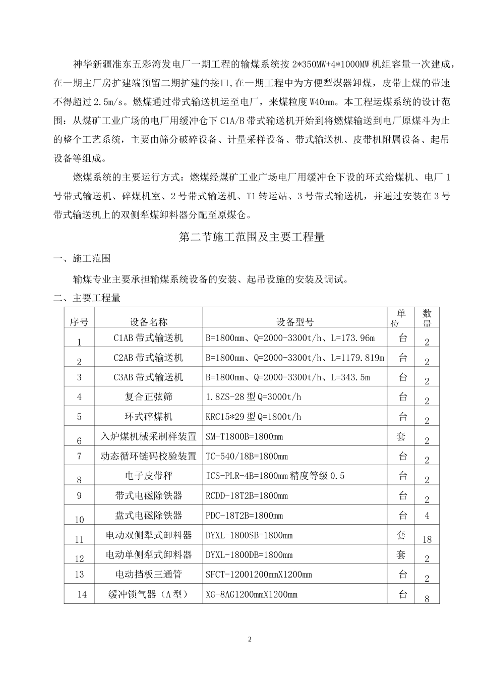 输煤系统施工组织设计._第2页