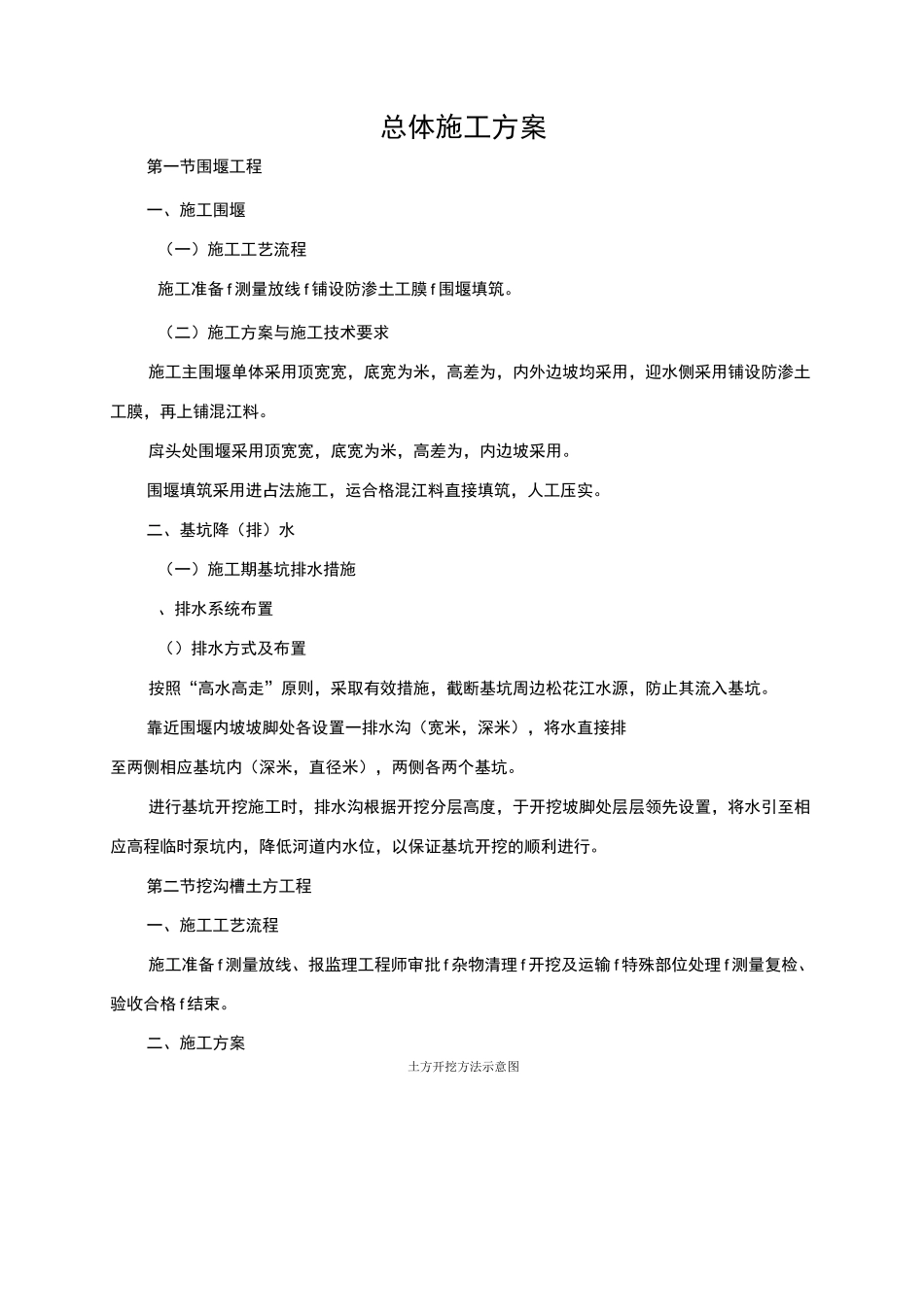 施工总体方案及安全防范措施_第1页