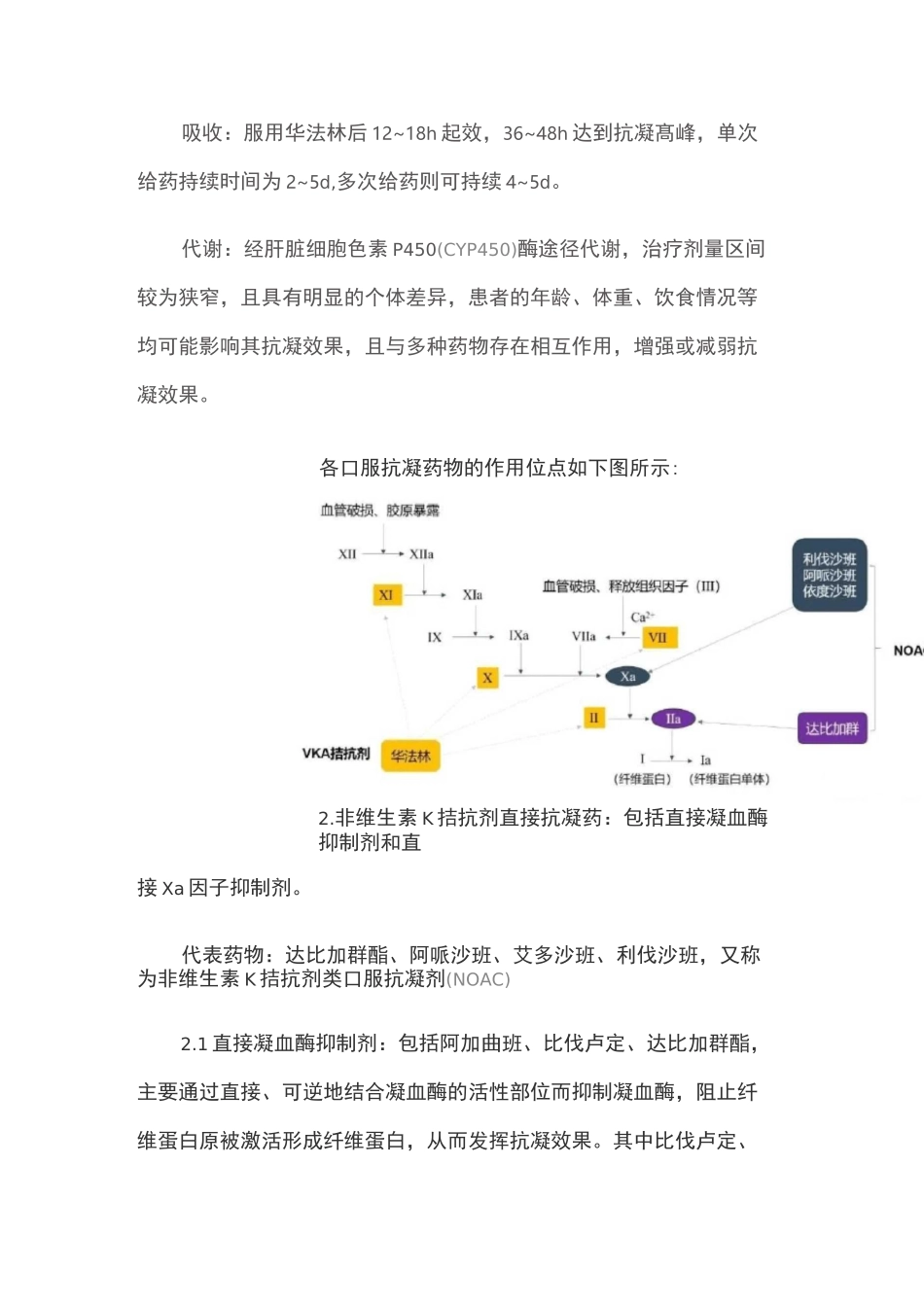 临床常用的抗血栓药物汇总_第2页