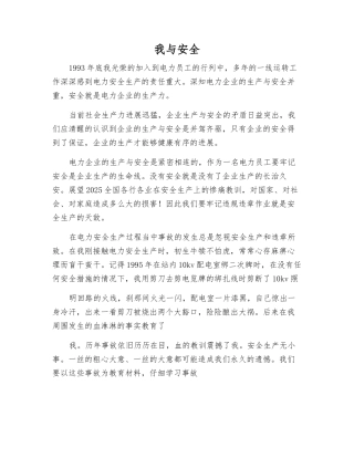 我与安全-精品文档