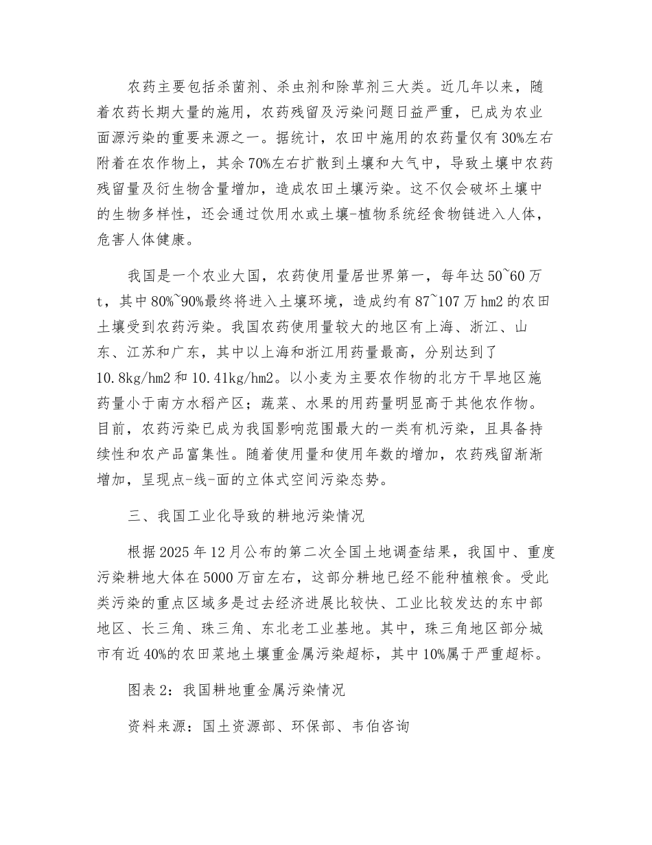 我国农业耕地污染现状及修复需求规模分析_第2页