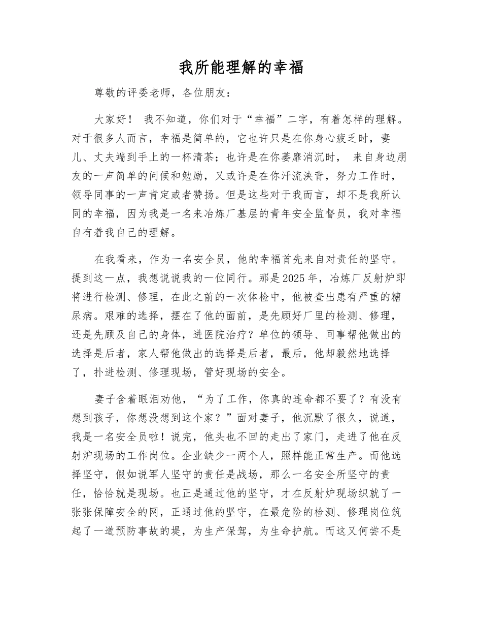 我所能理解的幸福_第1页