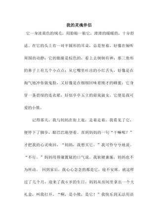 我的灵魂伴侣