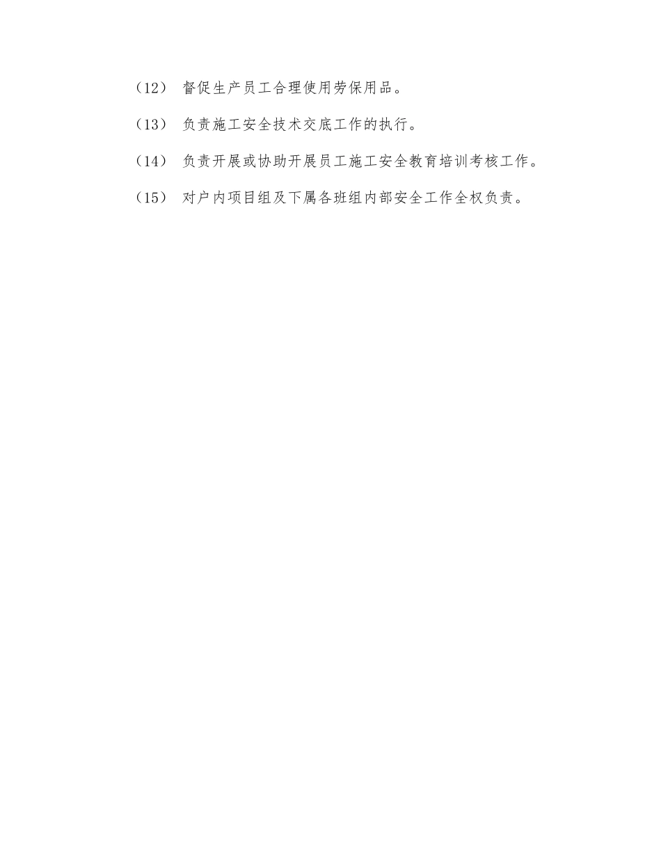 户内项目组项目经理安全生产责任_第2页