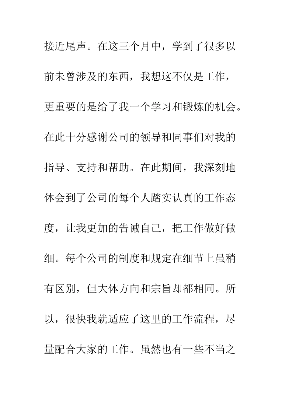 房地产试用期工作总结报告--精编范文_第2页