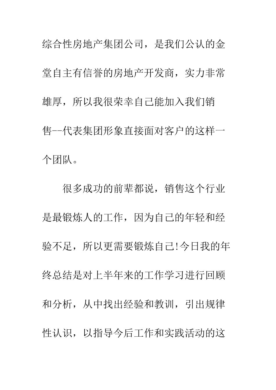 房地产销售个人工作总结范本2025版欣赏--精编范文_第2页