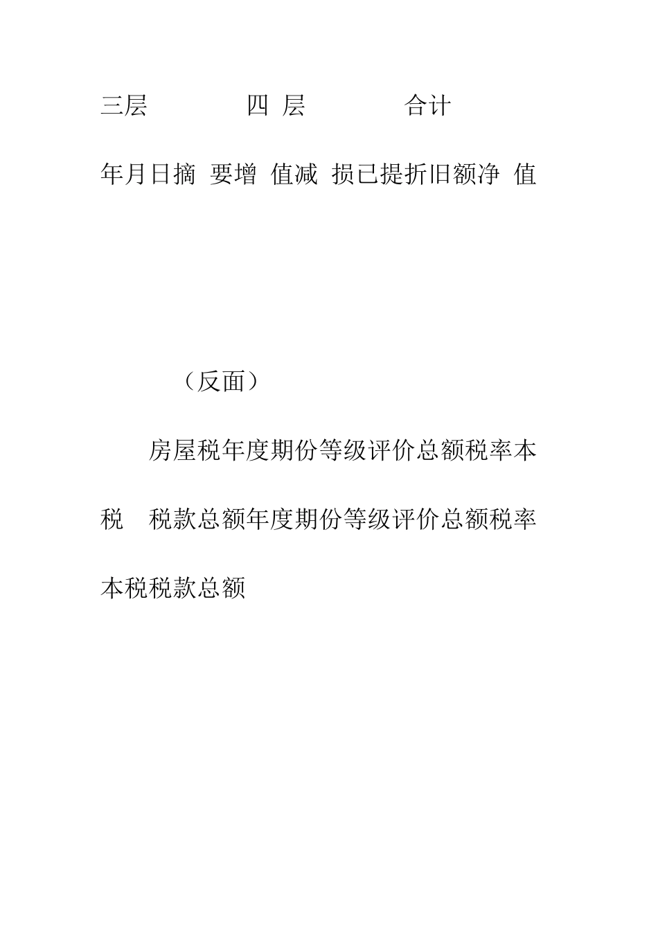 房屋登记卡--精编范文_第3页