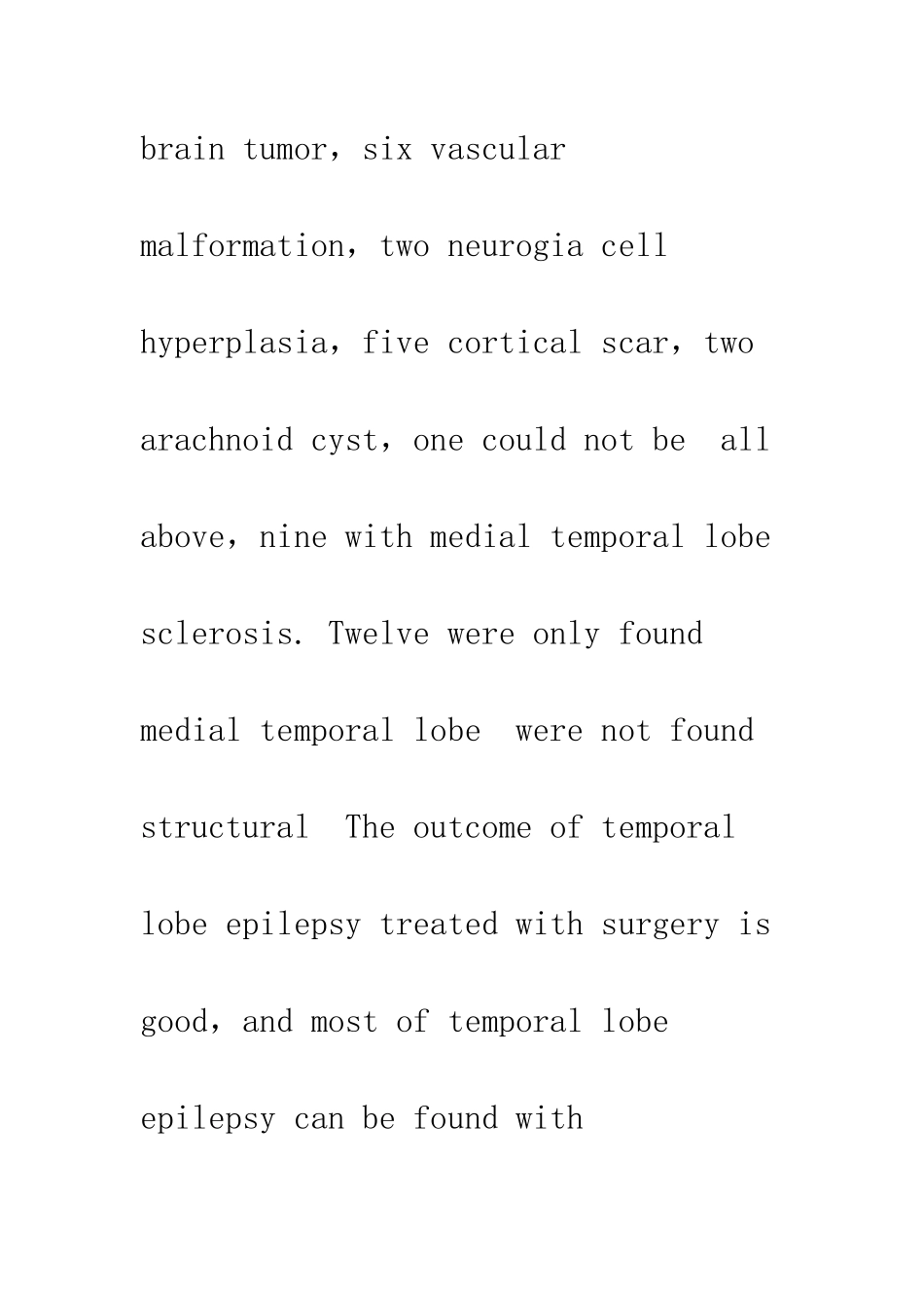 手术治疗颞叶癫痫36例临床病理分析_第3页