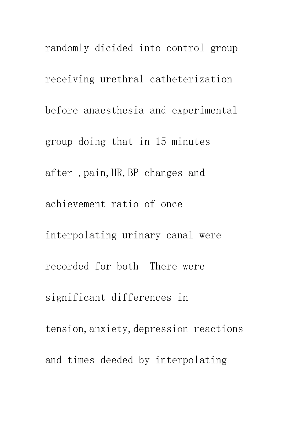 手术病人术前导尿管留置时机的探讨_第3页