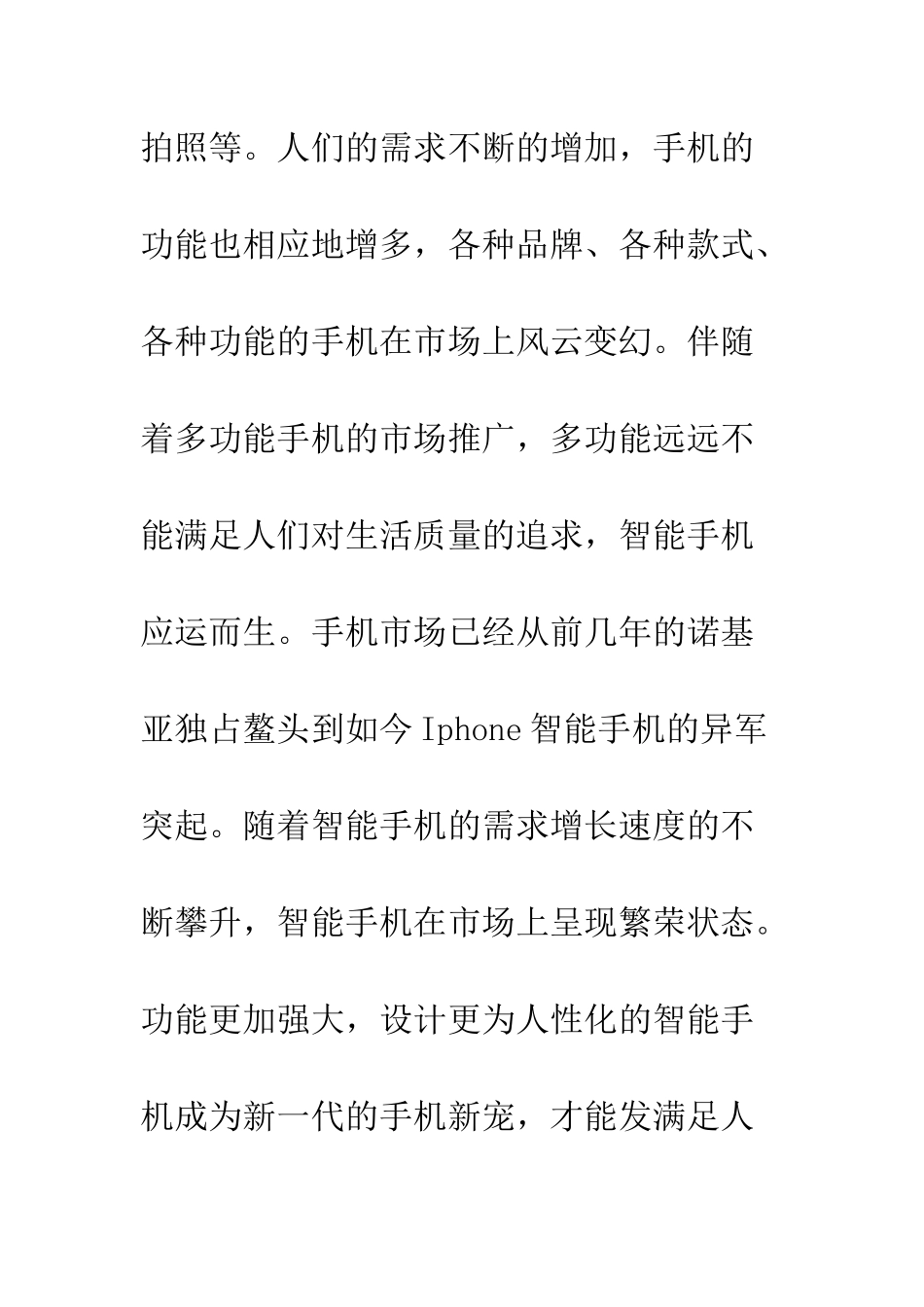 手机广告策划书范文--精编范文_第2页