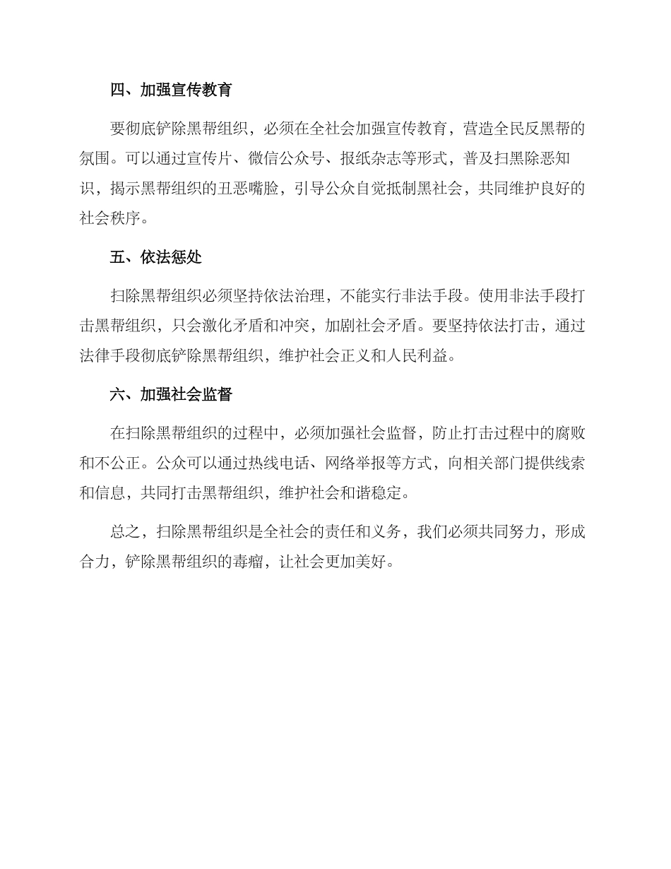 扫除黑帮组织方案_第2页