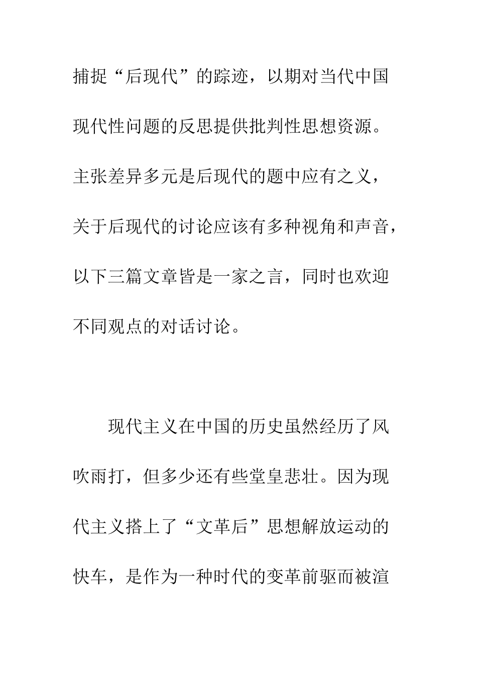 批判之后中国后现代的艰难行程_第2页