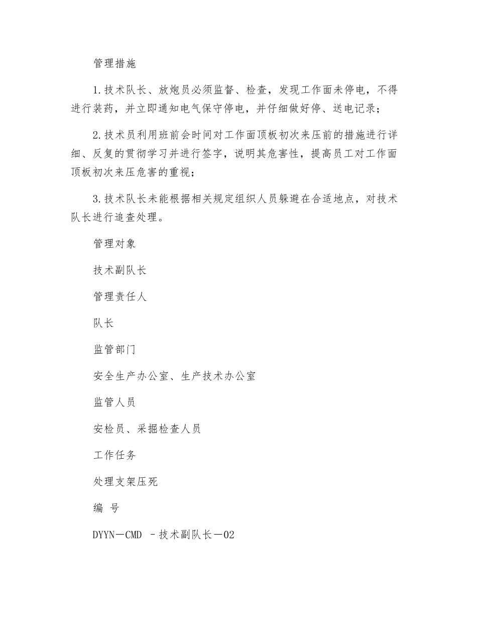 技术副队长风险管理标准及管理措施_第2页